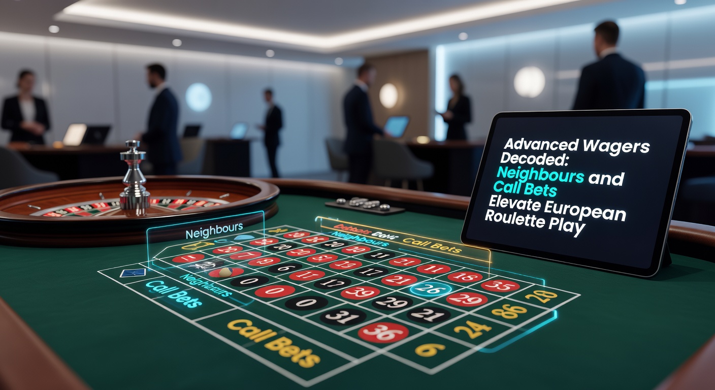 Digital interface of an online roulette table displaying a neighbours bet on number 26 with surrounding pockets highlighted in yellow