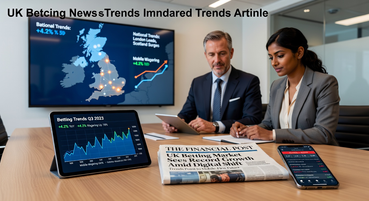 Graph showing upward trend in UK gambling transactions from Nationwide Building Society data, highlighting January 2026 increases