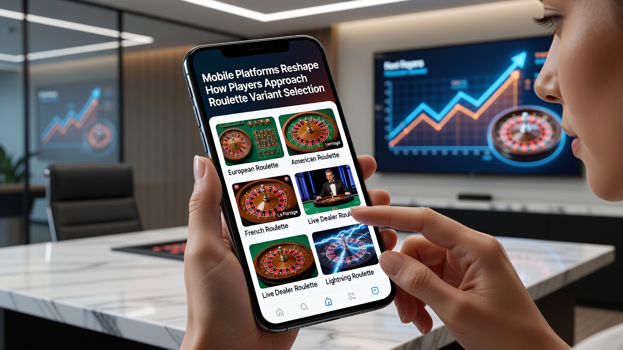 Live dealer roulette table displayed on tablet with mobile-optimized controls