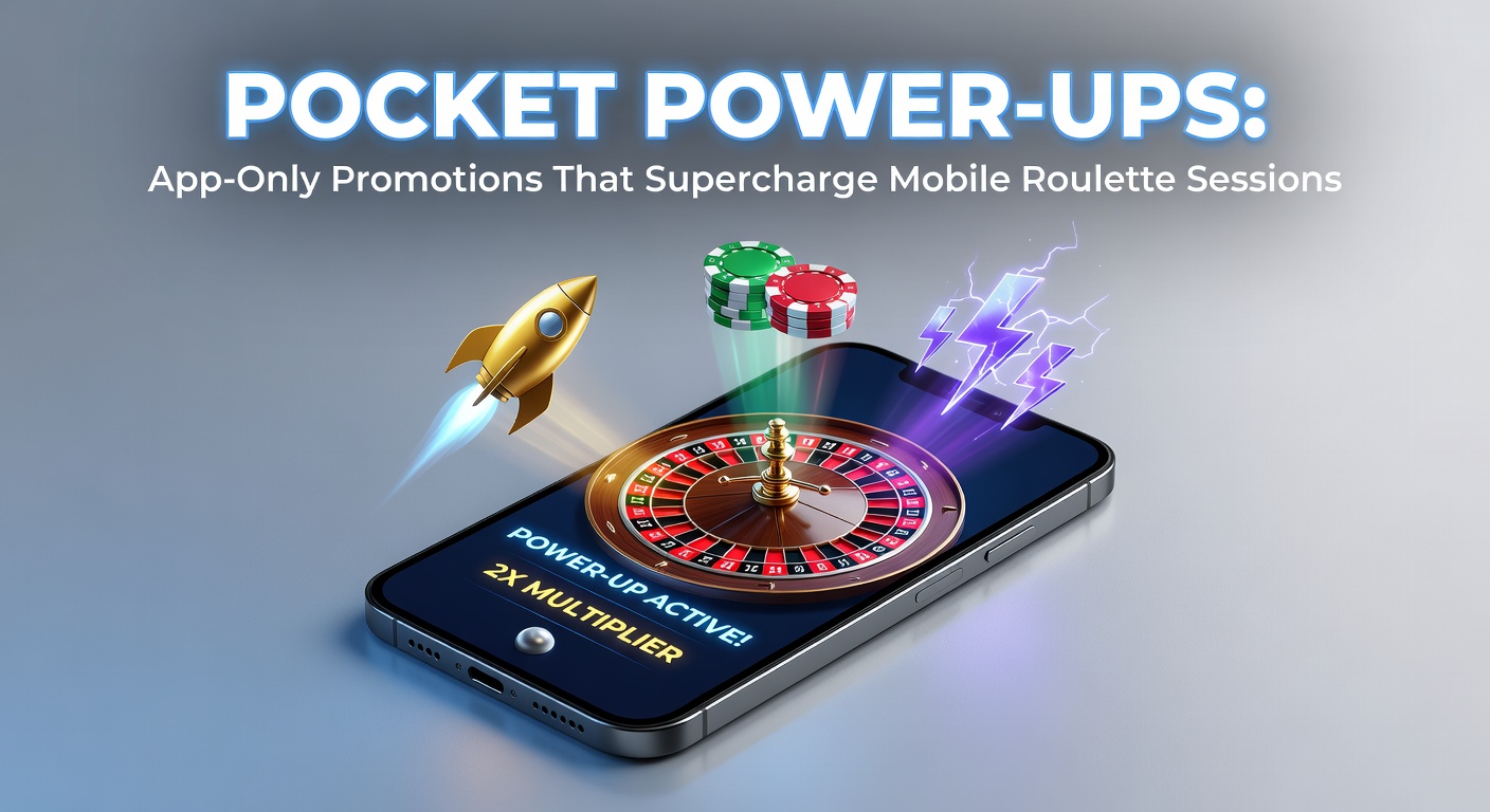 Mobile phone screen displaying a roulette app with glowing power-up icons and bonus promotions activating during a spin