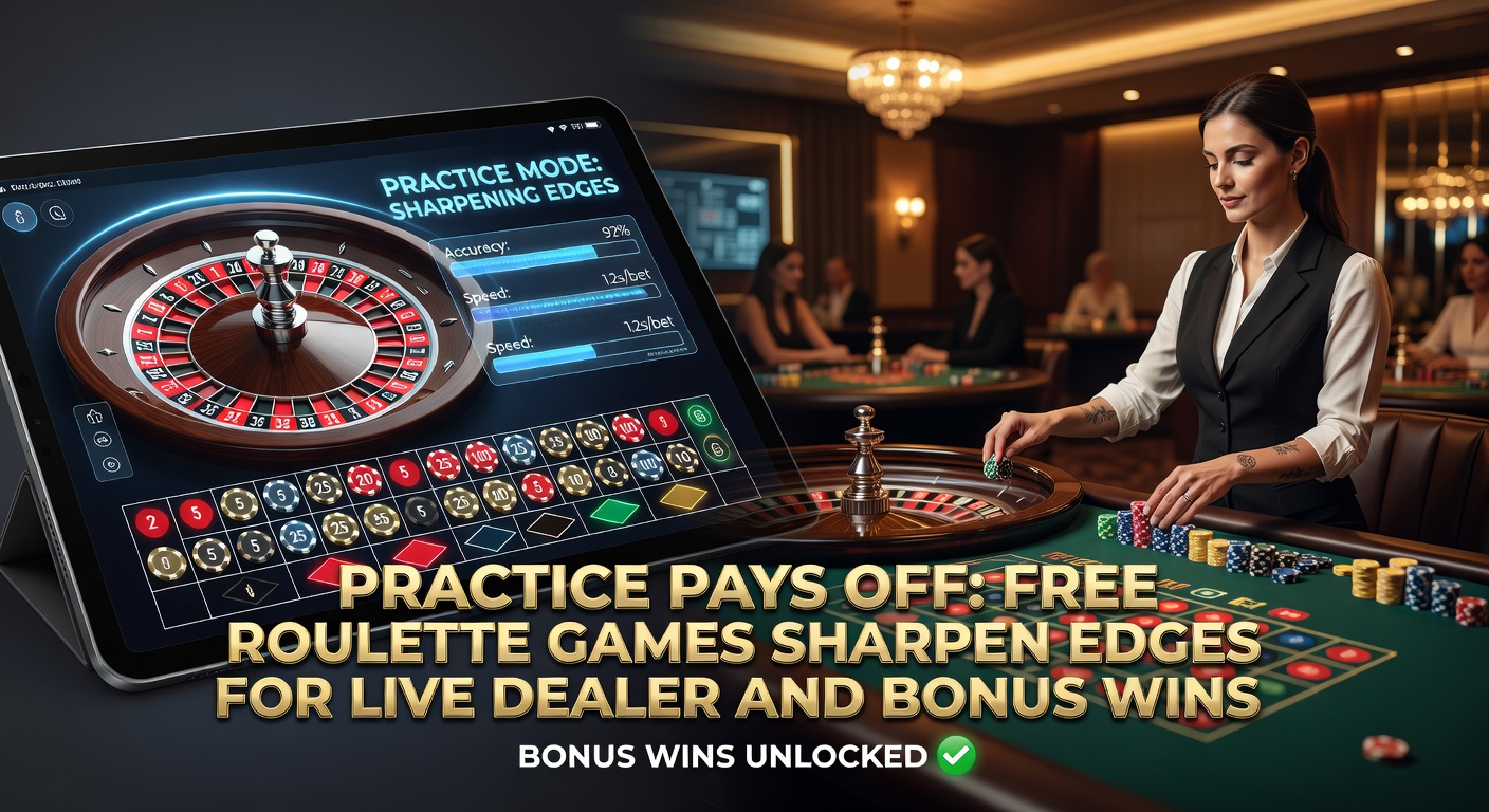 Player honing roulette skills on a free demo table before jumping into live action
