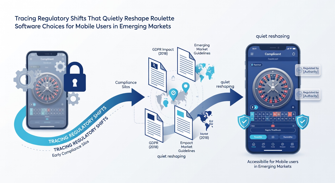 Regulatory documents and mobile device showing roulette software configuration options side by side