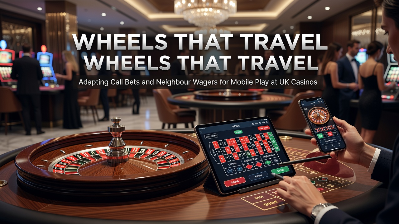Close-up of a tablet showing expanded neighbour wager menu during live roulette play